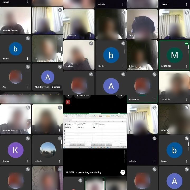 Students in a live online bootcamp session